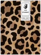 Týdenní diář - Student - V8 - lamino - kapesní - Leopard