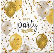 Ubrousky PAW Dekor L (20ks) Elegant Balloons