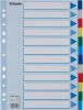 Plastové rozlišovače, A4 - 12 listů