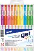 Gelové pero set NEON 10 ks GN1068-10