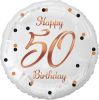 Fóliový balónek Kruh Happy 50 B´day