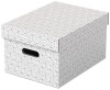 Esselte Home úložný box velikost M, set 3 ks, bílá