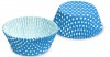 Cukrářské košíčky bílo-modrý puntík 50x30mm,40ks