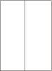 Etikety 105x297 mm, 100 listů