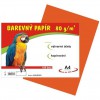 Barevný papír A4/80g/100 listů - oranžový