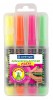 Zvýrazňovač  Centropen 8542 Highlighter Flexi, sada 4 ks