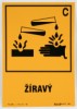 Samolepka - ŽÍRAVÝ