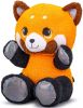 Panda červená plyšová 24 cm, sedící