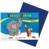 Kreslicí karton A4/180g/ 50 tm.modrý