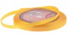 Stuha saténová tmavě žlutá (dark yellow) 6 mm/32 m