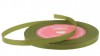 Saténová stuha tmavě olivová (dark olive green) 6 mm/32m