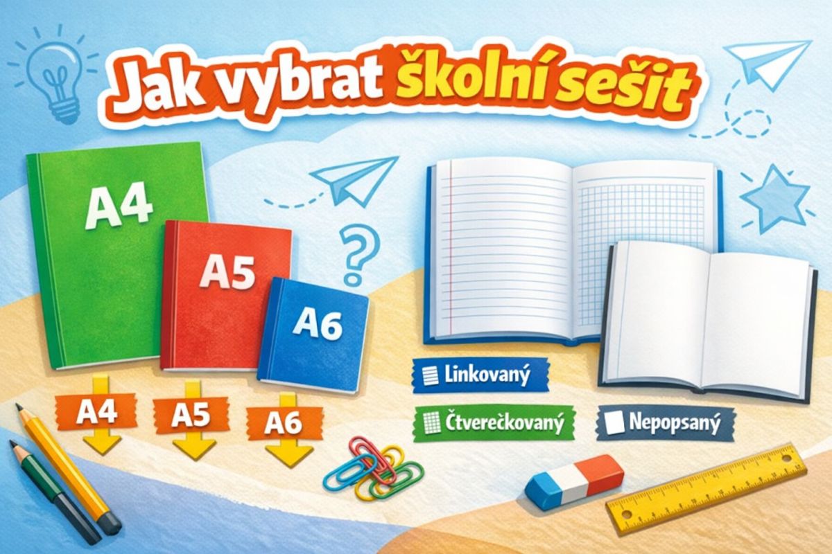 Jak vybrat školní sešit