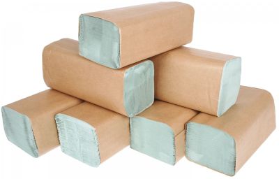 Papírové ručníky ekonom zelené