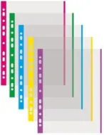 Eurosložky A4 s barevným proužek, typ U, 40 mic.