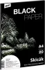 Skicák A4, černý, 20 listů, 180g