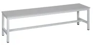 Šatní lavice 150 cm, výztuha, šedá