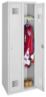 Šatní skříň svařovaná, 2 dveře, 180x60x50 cm, otočný uzávěr