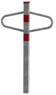 Parkovací sloupek M pevný, do betonu, pozink