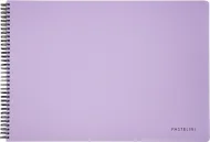 Skicák A3 Pastelini, fialový, 40 listů, 190g, kroužkový