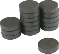 Magnet obyčejný, 20 mm, šedý
