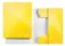 Desky na dokumenty Leitz WOW, 3 klopy - žlutá