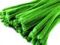 Chlupaté drátky na tvoření 6 mm délka cca 30 cm - 13 (A012) zelená trávová neon, 20 ks