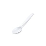 Kávová lžička (PP) znovupoužitelná - bílá - 13 cm - 50 ks