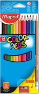 Pastelky Maped ColorPeps - 12 barev + ořezávátko a grafitová tužka - zvětšit obrázek