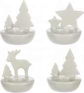 Svícen porcelánový, na čajovou svíčku  - zvětšit obrázek