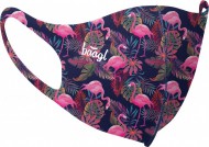 BAAGL Antibakteriální rouška pro dospělé Flamingo  - zvětšit obrázek