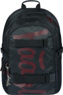 BAAGL Školní batoh Skate Red