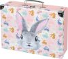 BAAGL Skládací školní kufřík Bunny s kováním