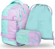 BAAGL SET 3 Skate max Sweet: batoh, penál, sáček