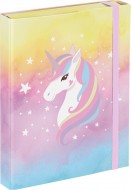 BAAGL Desky na školní sešity A5 Rainbow Unicorn