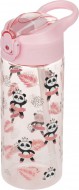 BAAGL Tritanová láhev na pití s brčkem Panda 500 ml