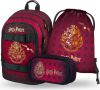 BAAGL SET 3 Skate Harry Potter Bradavice vínový: batoh, penál, sáček