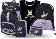 BAAGL SET 5 Airy Kuromi Fortune Dream: batoh, penál, sáček, zástěra, peněženka GRS