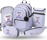 BAAGL SET 5 Core Kuromi Sweet One: batoh, penál, sáček, ledvinka, obal na notebook GRS 