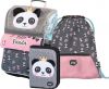 BAAGL SET 3 Zippy Panda: aktovka, penál, sáček
