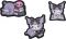 BAAGL SET 3 Airy Kuromi Fortune Dream: batoh, pená
