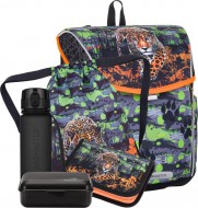 Bagmaster PRIM 24 B velký školní set pro prvňáčky – levhart