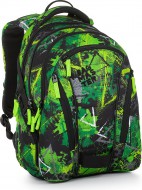 Studentský batoh BAG 23 A zeleno černý