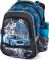 Bagmaster LUMI 23 D školní batoh - modré auto