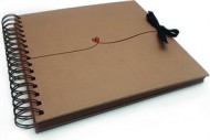 Album/Scrapbook - 210x210 - kraft - Srdce
