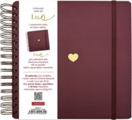 Scrapbook Luxi - 210x210 - lamino - bordó - zvětšit obrázek
