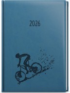 Denní diář - Adam - Vivella s ražbou - B6 - petrolejová - Kolo - zvětšit obrázek