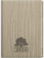 Denní diář - Ctirad s výsekem - Wood - A5 - světle hnědá - zvětšit obrázek