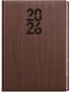 Denní diář - Ctirad s výsekem - Wood - A5 - hnědá - zvětšit obrázek