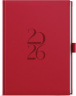 Denní diář - David - Deny - A5 - červená - zvětšit obrázek