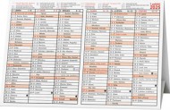 Stříškový kalendář 2025